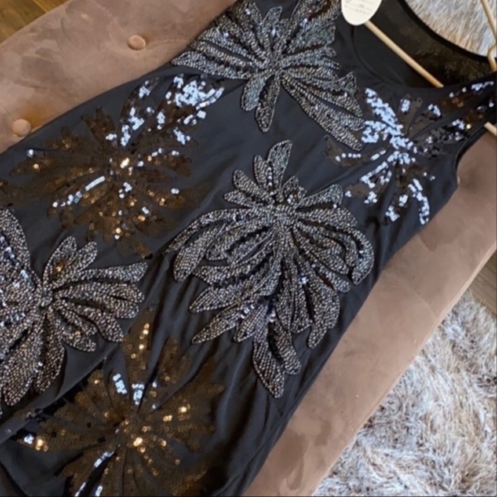 BNWT Black Sequin Dress LBD